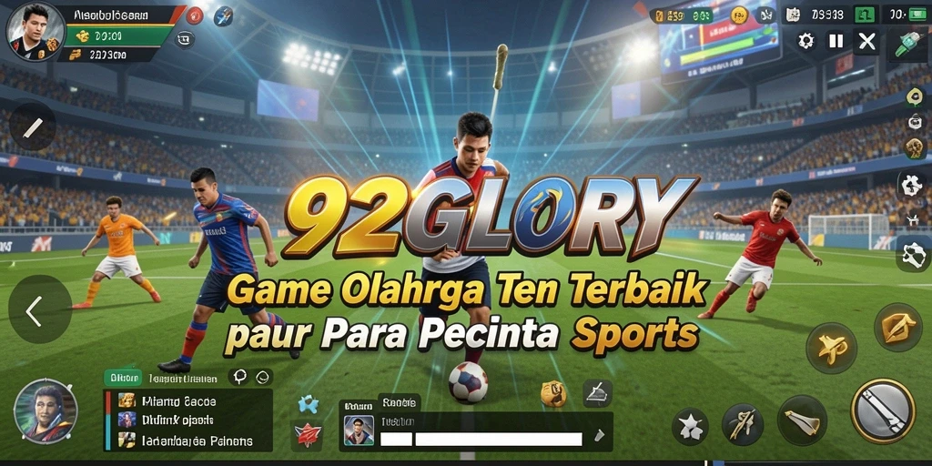 Gambaran gameplay seru dalam 92GLORY dengan aksi olahraga yang mendebarkan.