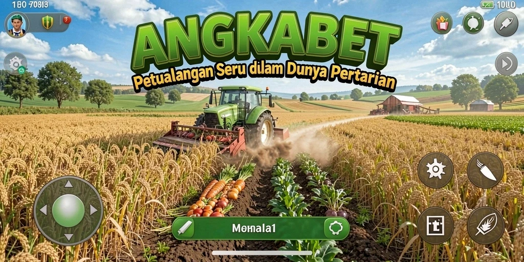 Gameplay seru mengelola kebun di ANGKABET.