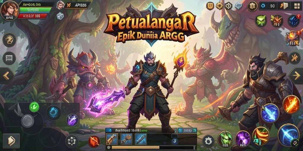 Gameplay menakjubkan dengan karakter dan monster epik.
