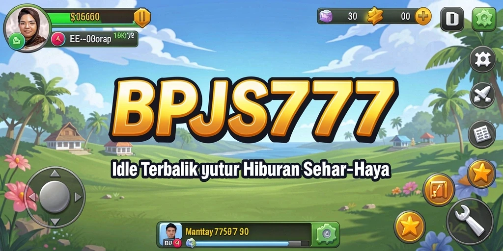 Screenshot tampilan gameplay seru dari BPJS777 yang menampilkan kemajuan idle.