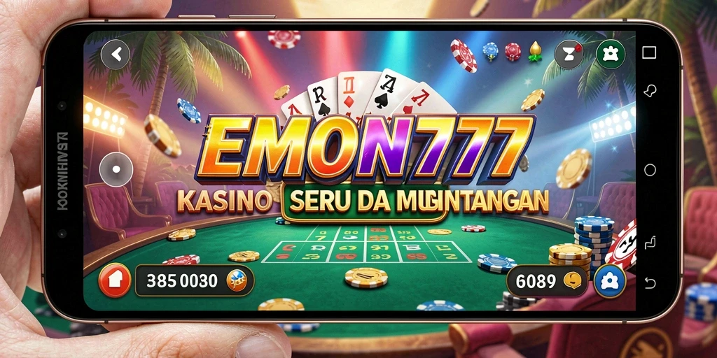 Screenshot EMON777 memperlihatkan gameplay seru dan mendebarkan di kasino.