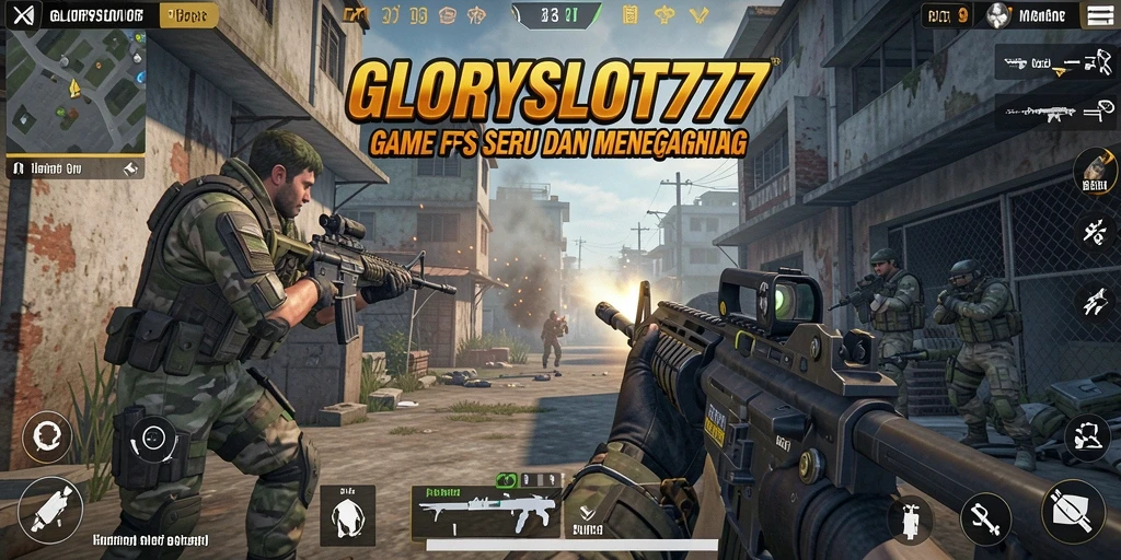 Tampilan menegangkan dari pertempuran di GLORYSLOT777.