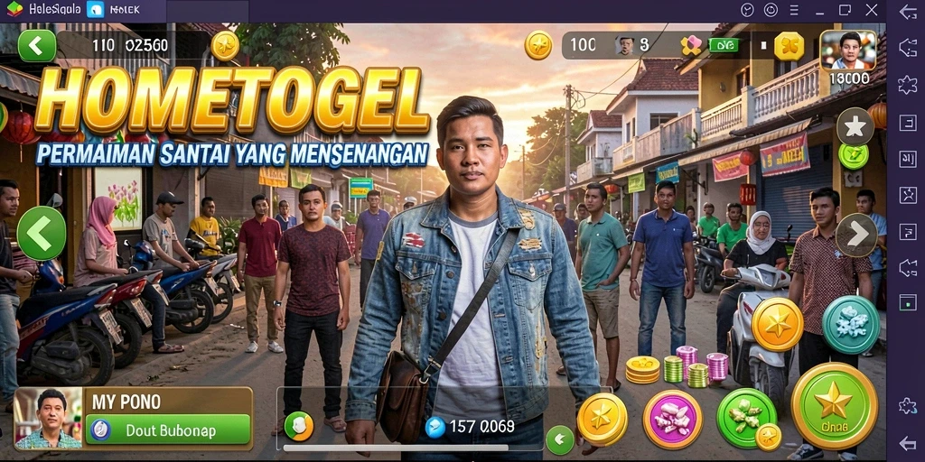 Gameplay menarik dan seru dari HOMETOGEL yang bikin ketagihan.