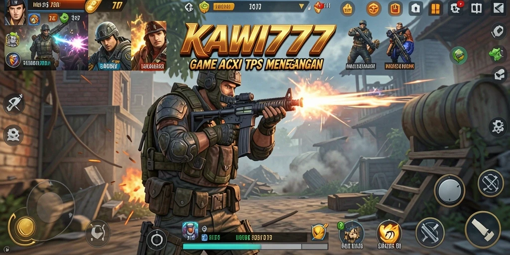 Tampilan gameplay KAWI777 yang penuh aksi dan strategi.