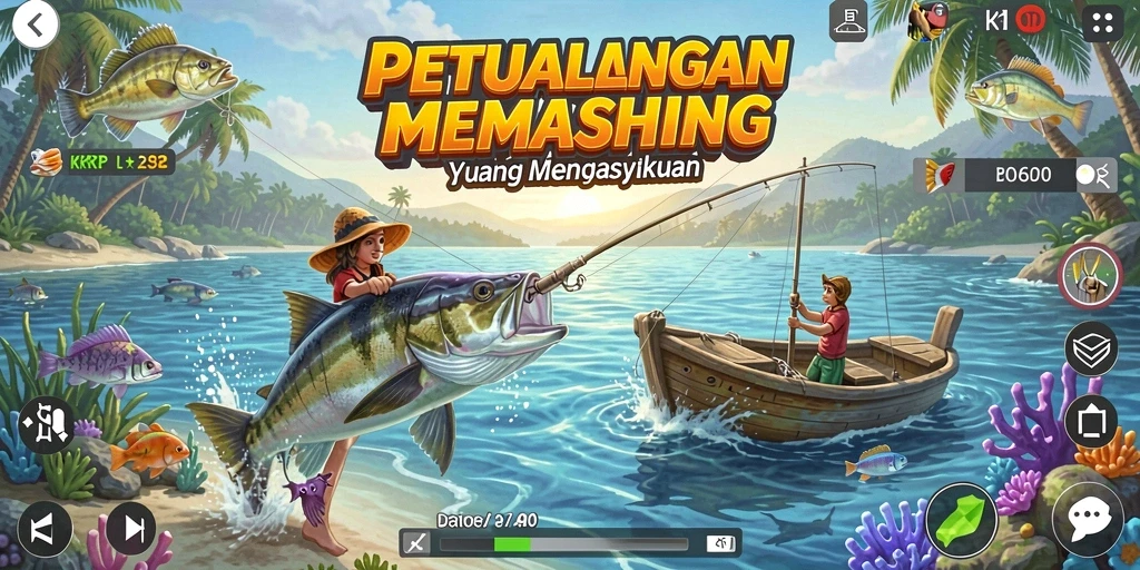 Gameplay nyata memancing yang menakjubkan di KKRP.