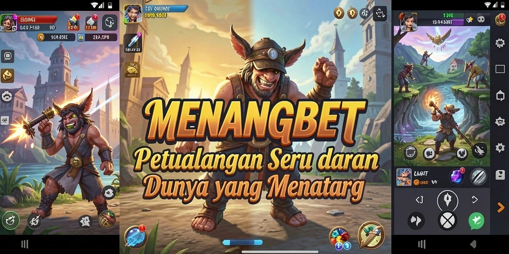Tampilan gameplay MENANGBET dengan aksi petualangan yang seru.