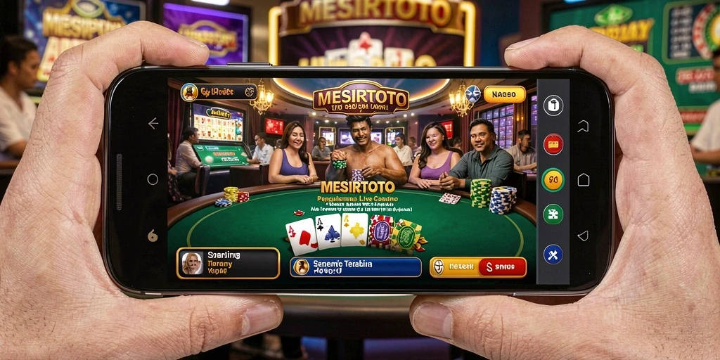 Gameplay Live Casino yang menegangkan dan interaktif di MESIRTOTO.