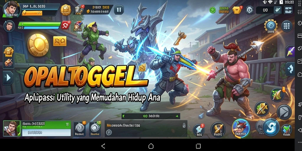 Antarmuka OPALTOGEL yang sederhana dan intuitif.