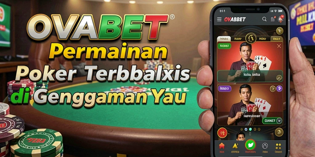 Tampilan game poker yang mendebarkan dan penuh strategi.