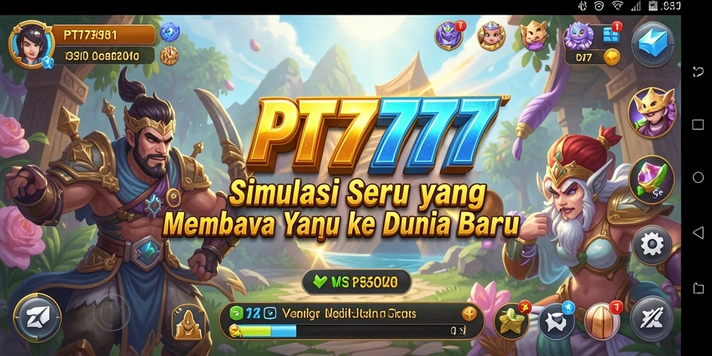 Tampilan gameplay seru dari PT777 dengan aksi simulasi menarik.