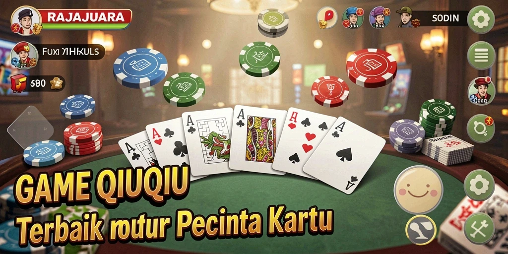 Tampilan gameplay QiuQiu yang menarik dan kompetitif.