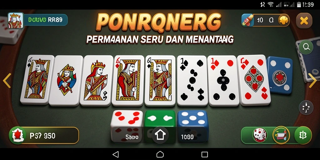 Tampilan gameplay RR89 yang seru dan interaktif dalam permainan Domino.