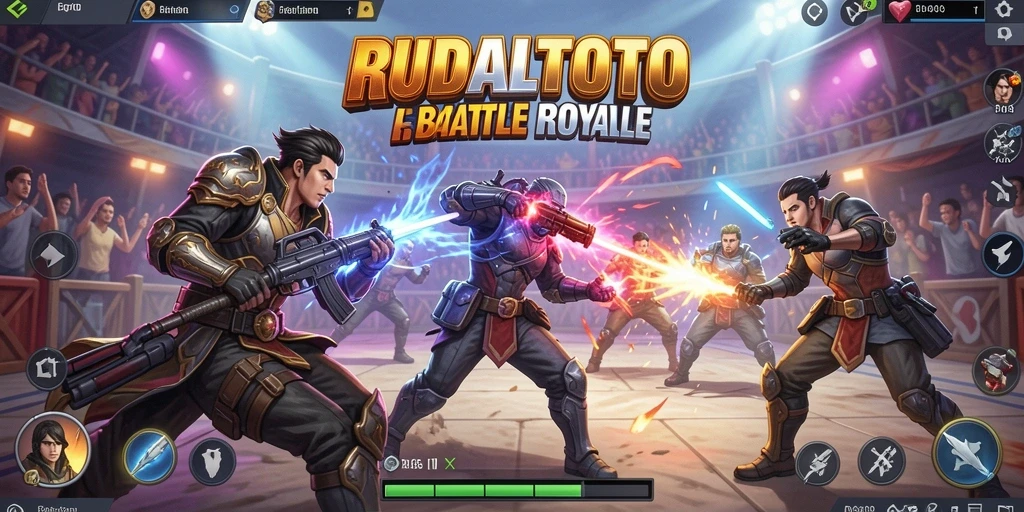 Tangkapan layar RUDALTOTO menampilkan aksi pertempuran yang mendebarkan di arena.