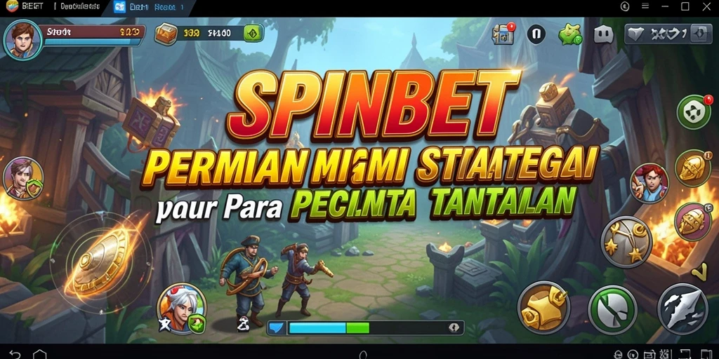 Tampilan gameplay SPINBET yang strategis dan menantang.