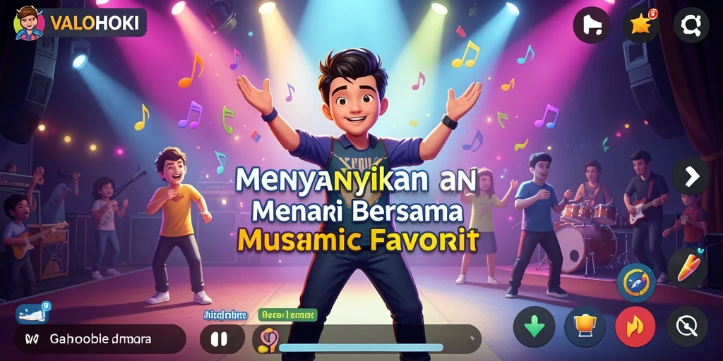 Tampilan gameplay VALOHOKI yang seru dan interaktif.